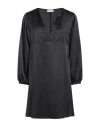 Hopper Woman Mini Dress Black Size 8 Polyester, Elastane