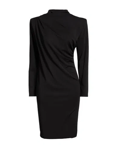 Hopper Woman Mini Dress Black Size M Polyester, Elastane