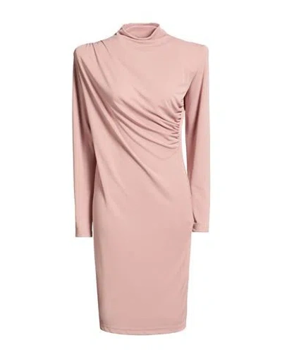 Hopper Woman Mini Dress Blush Size M Polyester, Elastane In Pink