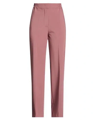 Hopper Woman Pants Antique Rose Size 8 Polyester, Viscose, Elastane In Pink