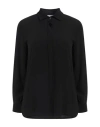 Hopper Woman Shirt Black Size 4 Acetate, Silk