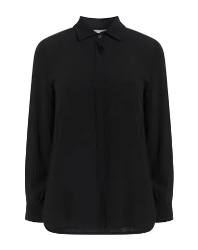 Hopper Woman Shirt Black Size 4 Acetate, Silk