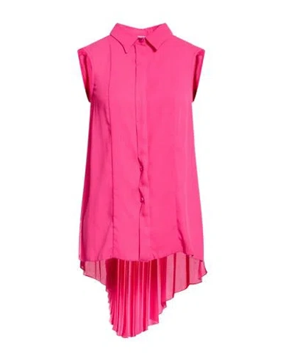 Hopper Woman Shirt Fuchsia Size S Polyester In Pink