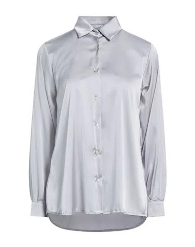 Hopper Woman Shirt Light Grey Size 8 Polyester, Elastane In Gray