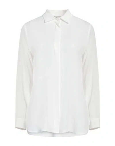 Hopper Woman Shirt White Size 4 Acetate, Silk In White