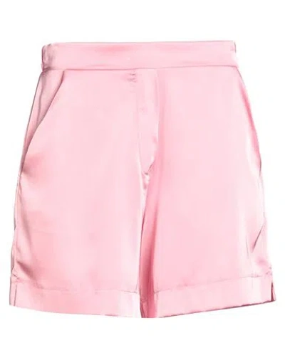 Hopper Woman Shorts & Bermuda Shorts Pink Size 8 Polyester, Elastane