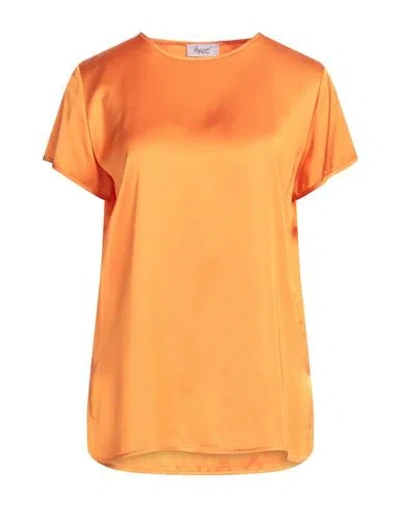 Hopper Woman Top Apricot Size 6 Viscose In Orange