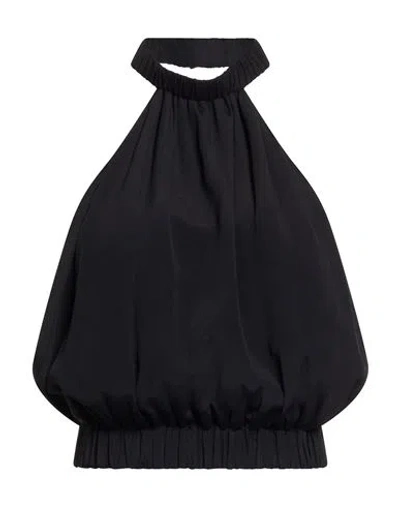 Hopper Woman Top Black Size 6 Silk, Acetate