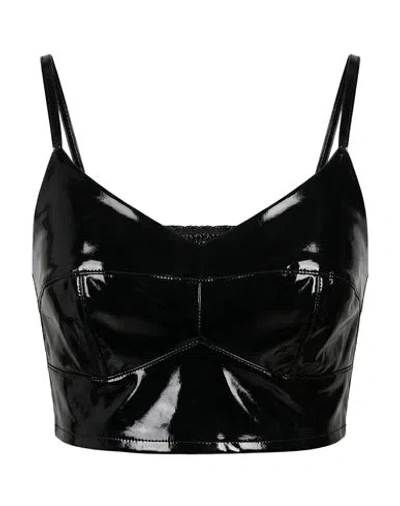 Hopper Woman Top Black Size Xl Polyurethane