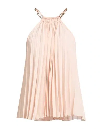 Hopper Woman Top Light Pink Size L Polyester In Animal Print