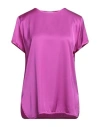 Hopper Woman Top Mauve Size 6 Viscose In Purple