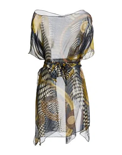 Hopper Woman Top Navy Size Onesize Silk In Blue