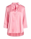 Hopper Woman Top Pink Size 8 Polyester, Elastane