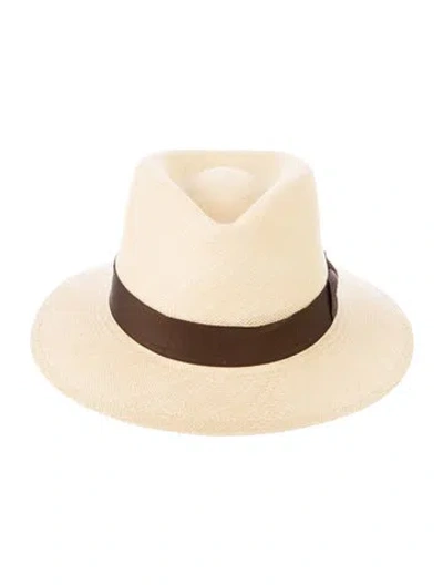 Pre-owned Hopper X Stetson Ramblas Sun Hat W/tags In Neutral