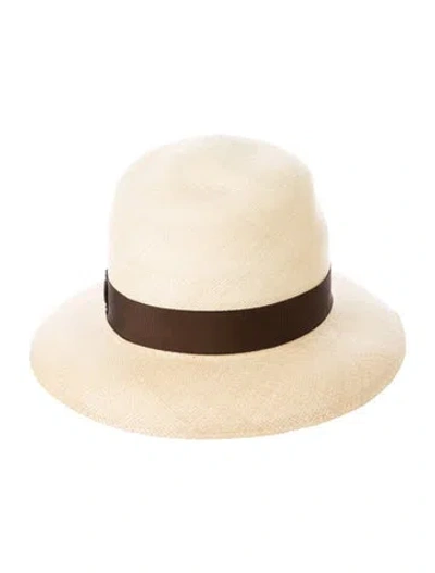Pre-owned Hopper X Stetson Straw Sun Hat W/tags In Neutral