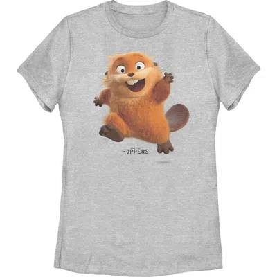 Hoppers Happy Mabel Jump Graphic T-shirt In Athletic Heather