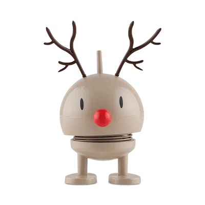 Hoptimist Reindeer Bumble Figure In Gray