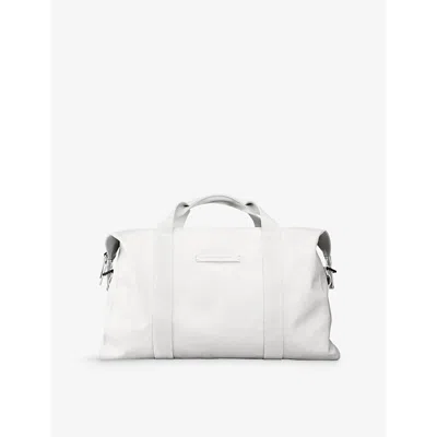 Horizn Studios All White Sofo Weekender Recycled Cotton-canvas Holdall