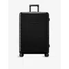 Horizn Studios Glossy All Black H7 Essential Shell Suitcase 77cm In Glossy All Black