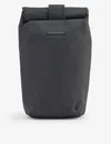 Horizn Studios Womens All Black Sofo Rolltop Recycled Cotton And Recycled Polyester-blend Backpack In All Black