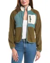 Horizon Micro Fleece Jacket In Green