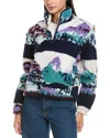 Horizon Sherpa 1/4-zip Pullover In Blue