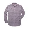Horn Legend Men's Deep Ellum Performance Shirt In Wine/grey In Blue