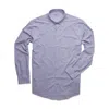 Horn Legend Men's Mockingbird Performance Woven Sport Shirt In Blue/brown