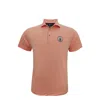 Horn Legend Men's Performance Polo - Plus In Orange/white In Multi