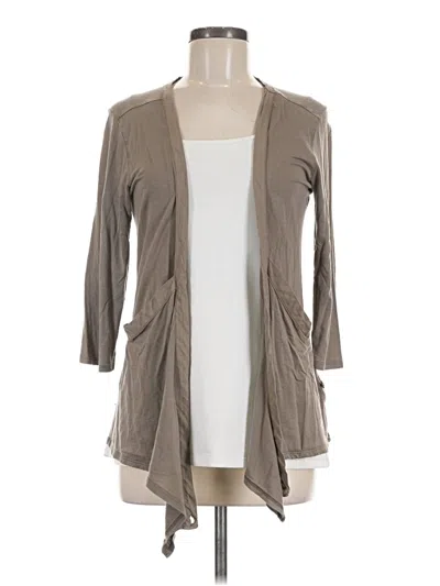 Pre-owned Horny Toad 3/4 Sleeve T-shirt In Tan