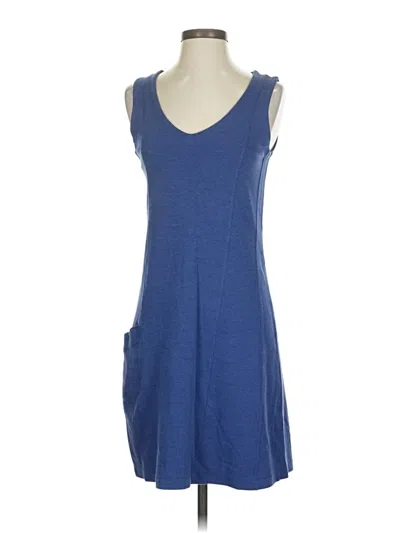 Pre-owned Horny Toad Casual Dress In Blue