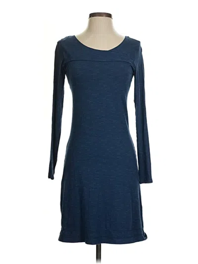 Pre-owned Horny Toad Casual Dress In Blue