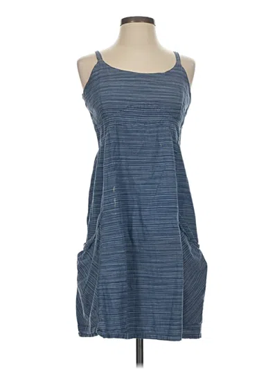 Pre-owned Horny Toad Casual Dress In Blue