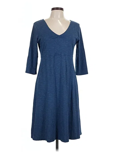 Pre-owned Horny Toad Casual Dress In Blue