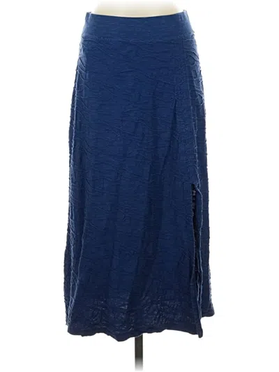 Pre-owned Horny Toad Casual Skirt In Blue