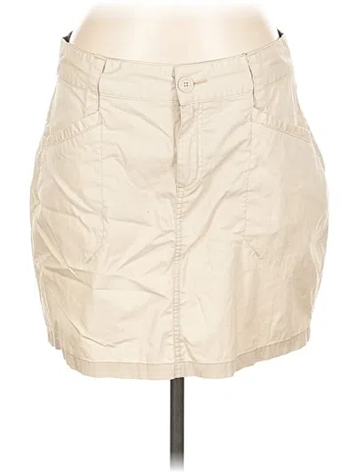 Pre-owned Horny Toad Casual Skirt In White