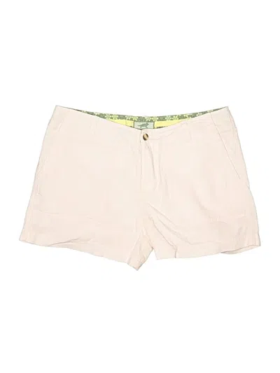 Pre-owned Horny Toad Khaki Shorts In Ivory