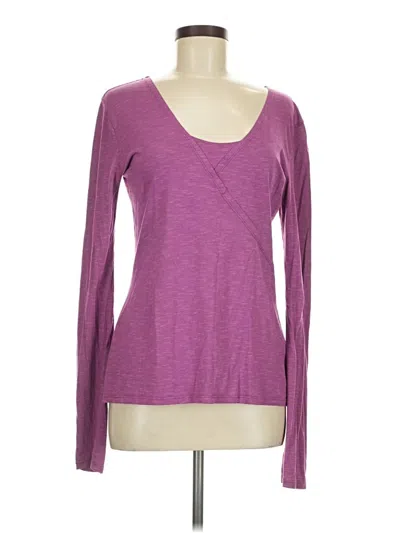 Pre-owned Horny Toad Long Sleeve T-shirt In Purple