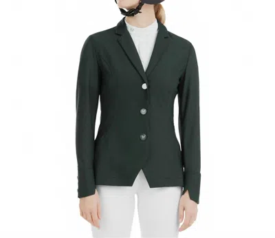 Horse Pilot Aeromesh Ladies Show Coat In Dark Green