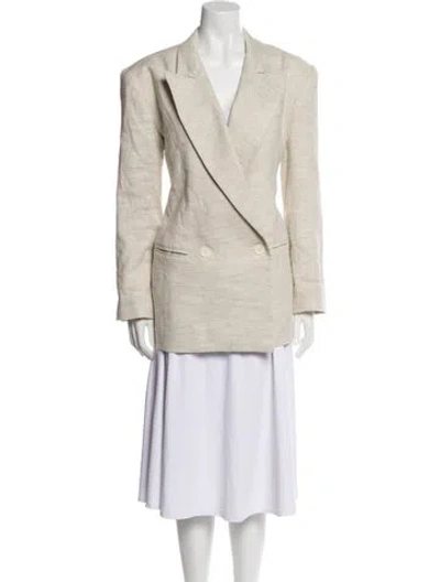 Pre-owned Horses Atelier Coat In Neutral