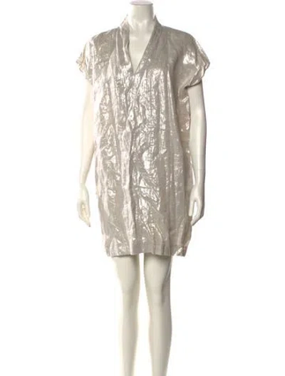 Pre-owned Horses Atelier Linen Mini Dress