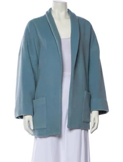 Pre-owned Horses Atelier Wool Coat In Blue