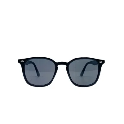 Hortons England Women's Black Wayfarer Sunglasses