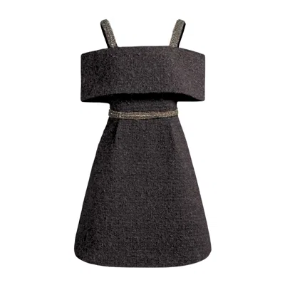 Hortons England Women's Margot Black Dress