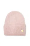 Hortons England Women's Mohair Baby Pink Beanie In Pink