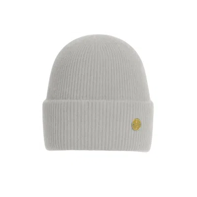 Hortons England Women's Mohair Soft Grey Beanie In Gray