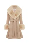 Hortons England Women's Neutrals Mini Westminster Coat Beige In Beige