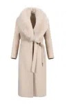 Hortons England Women's Neutrals Windsor Cashmere Coat Camel In Beige