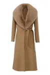 Hortons England Women's Neutrals Windsor Cashmere Coat Tan In Brown