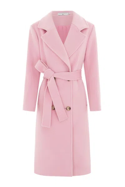 Hortons England Women's Pink / Purple Highgrove Cashmere Coat Pink In Pink/purple
